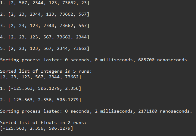 Java Sorting Algorithms Library